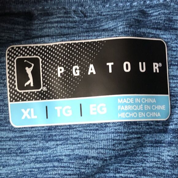 PGA Tour Men’s Golf Sweater Blue Camo Print Size XL NWT - Picture 3 of 14